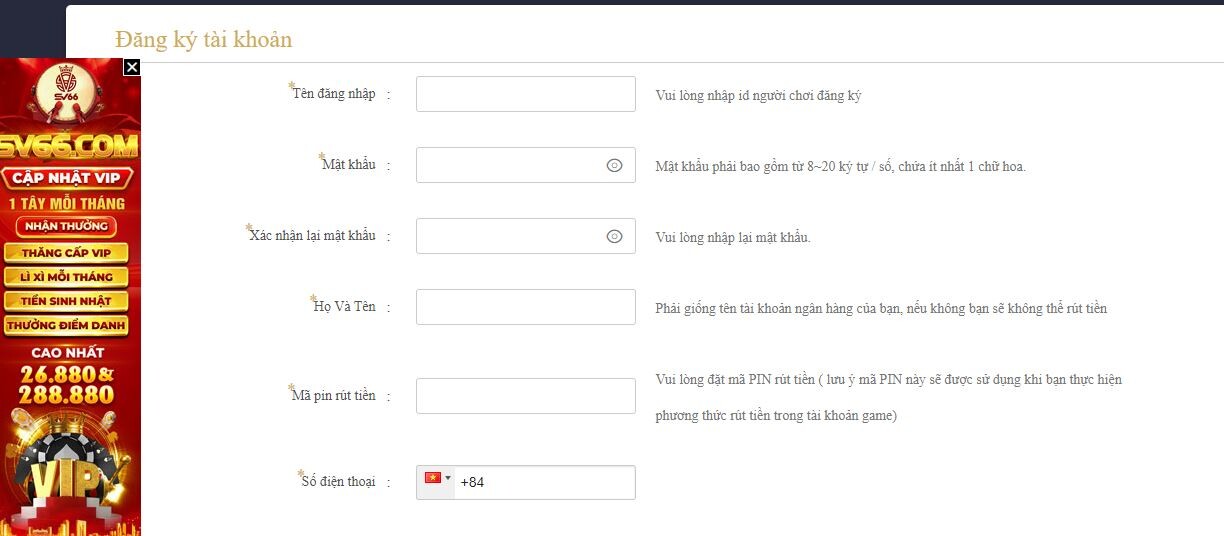 Anh em cần đăng ký tài khoản cá cược tại Pragmatic Play SV666