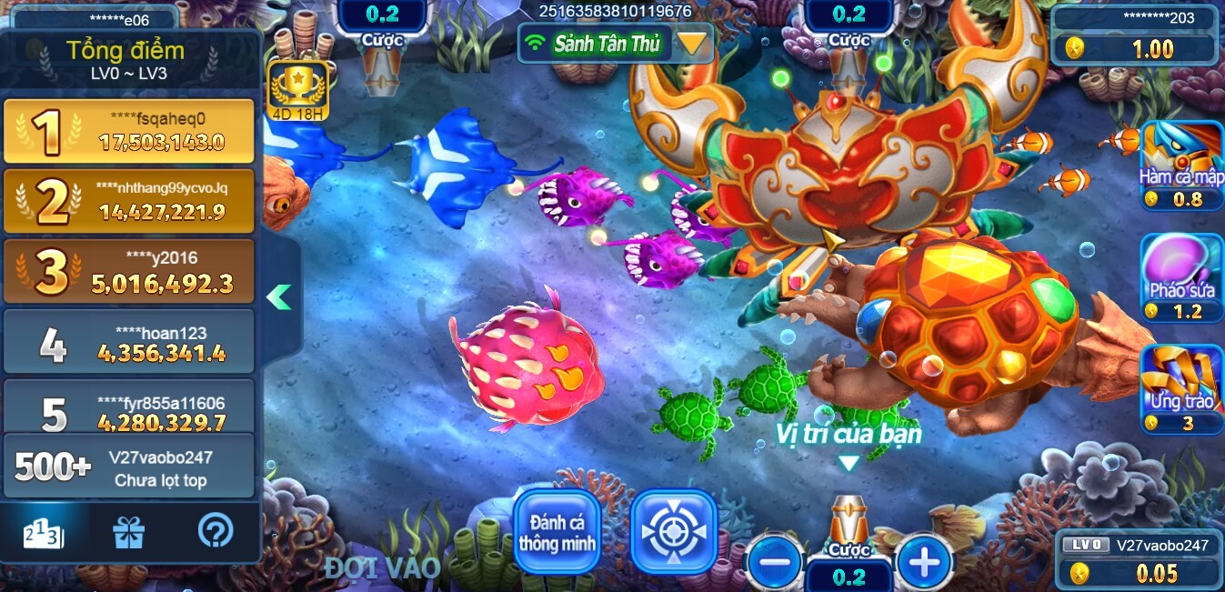 Bắn cá đổi thưởng nhìn chung cũng không quá phức tạp về cách chơi