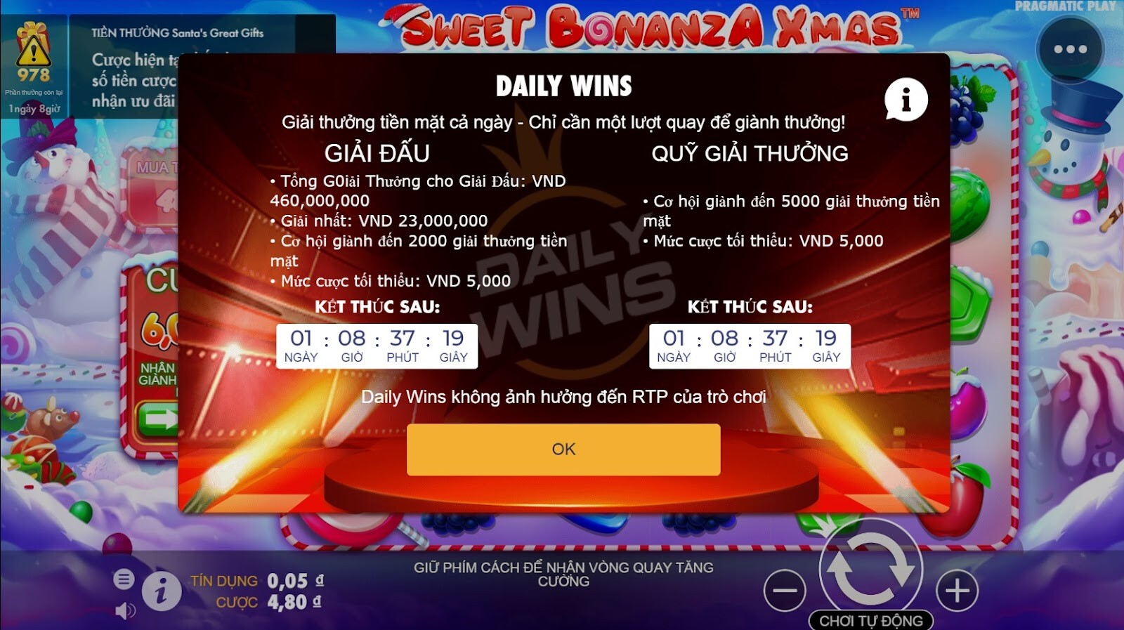 Các bước chơi game Giáng Sinh May Mắn Ngọt Ngào tại nhà cái SV66