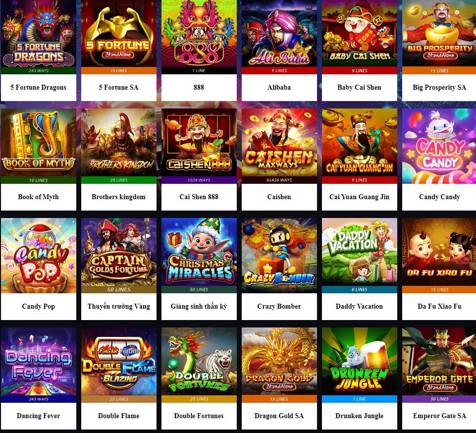 Hàng loạt game nổ hũ hot nhất tại Spadegaming đang chờ đợi bạn