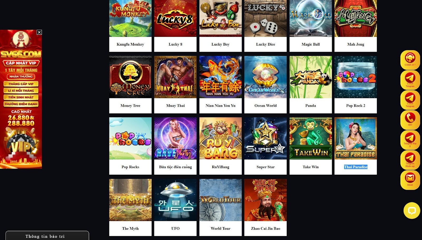 Nhà cái SV66 tạo điều kiện thuận lợi tối đa cho anh em giải trí