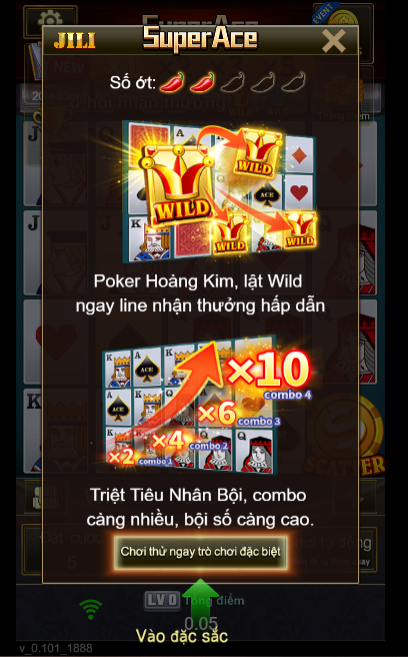 Siêu Cấp ACE SV66 có phiên bản chơi thử