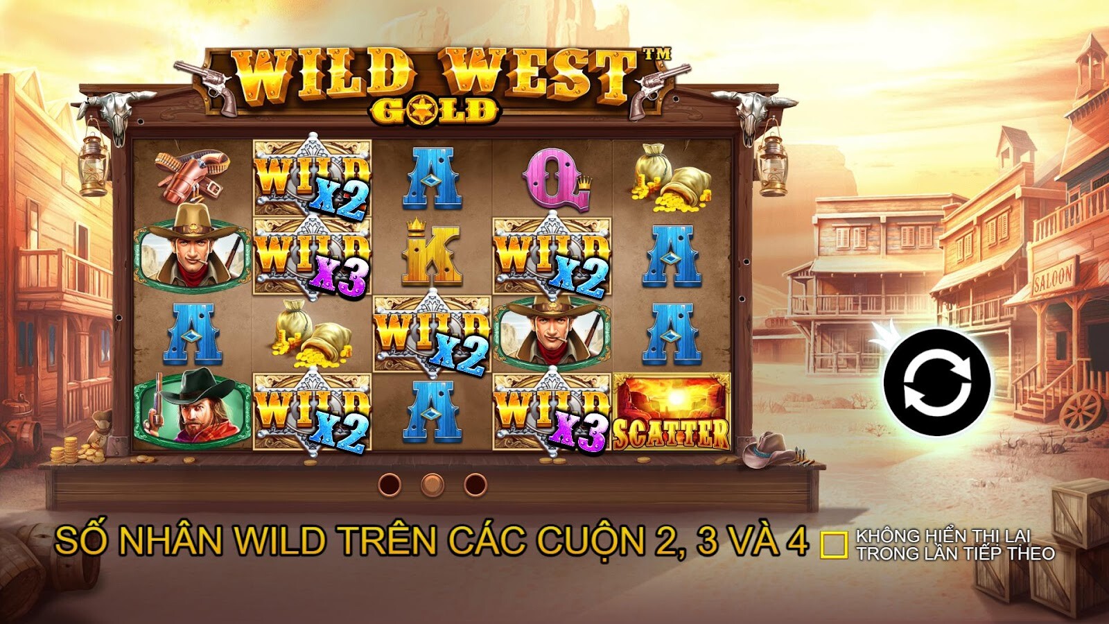 Thông tin cụ thể về luật chơi trò Wild West Gold SV66 anh em cần biết