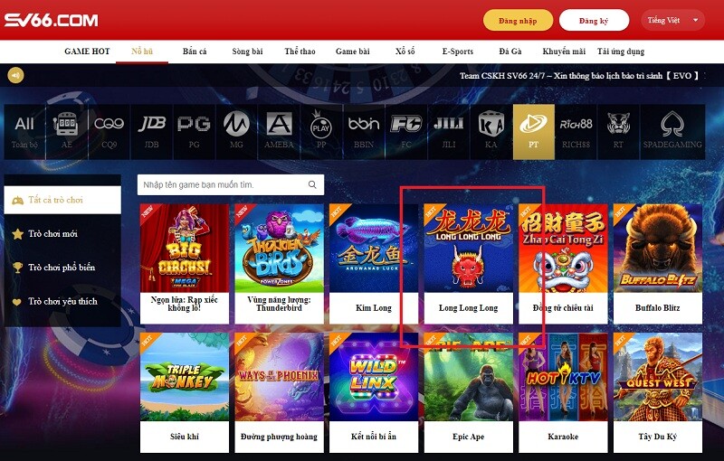 Tìm hiểu về game Long Long Long tại SV66
