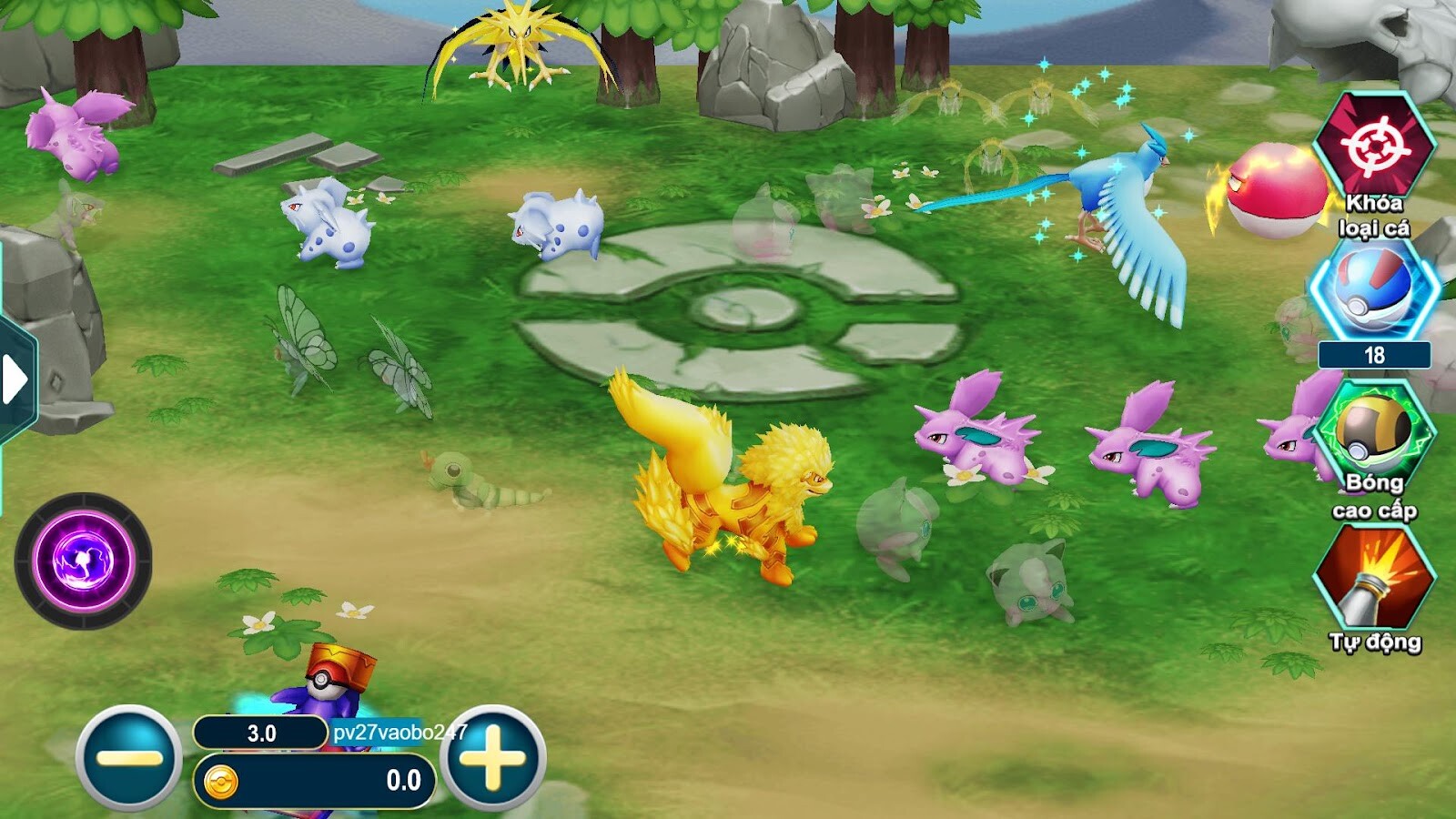 Đại Sư Pokemon SV66 là trò săn thưởng biến tấu của thể loại game bắn cá