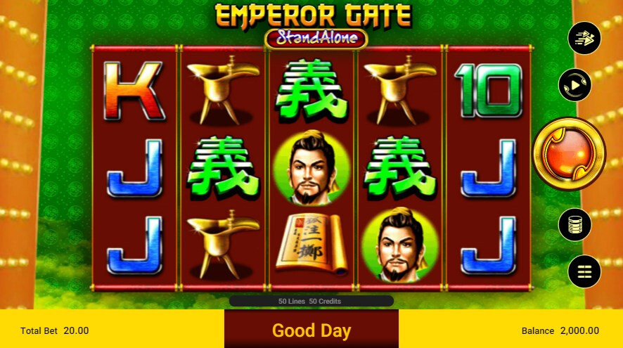 Luật chơi chi tiết game slot Emperor Gate SA