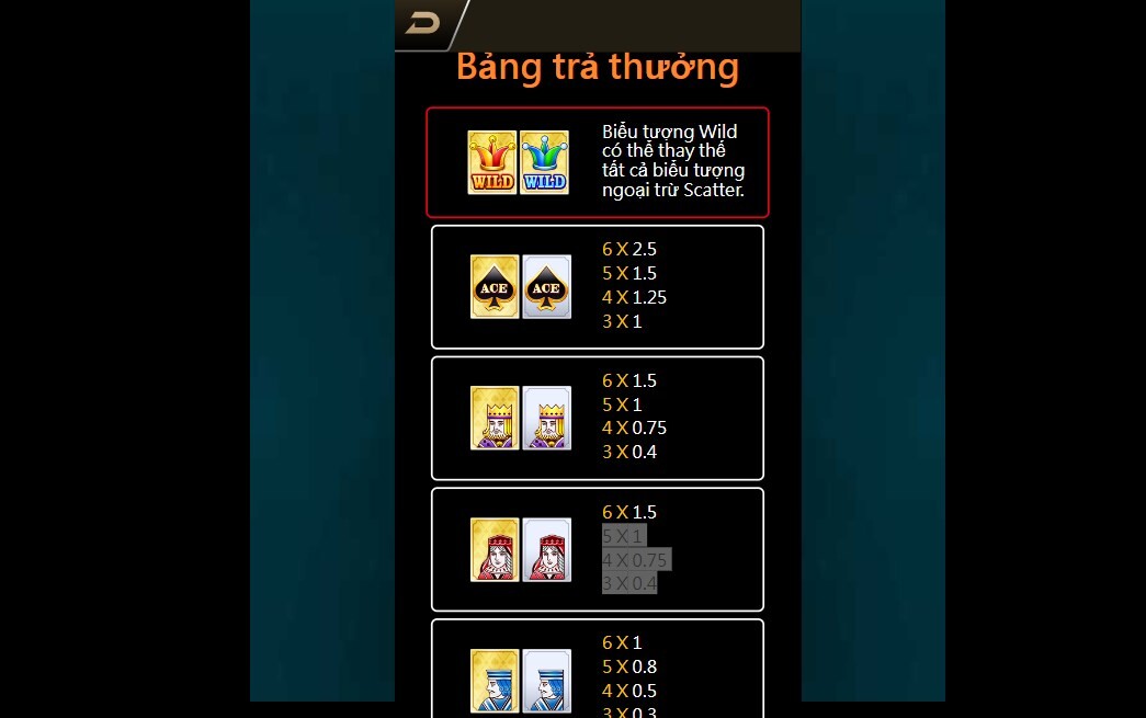 Luật chơi game Vương bài Vô Hạn tại SV66 rất đơn giản