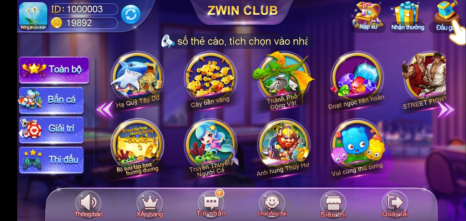 Những tựa game Bắn Cá hấp dẫn, chất lượng từ Zwin Club