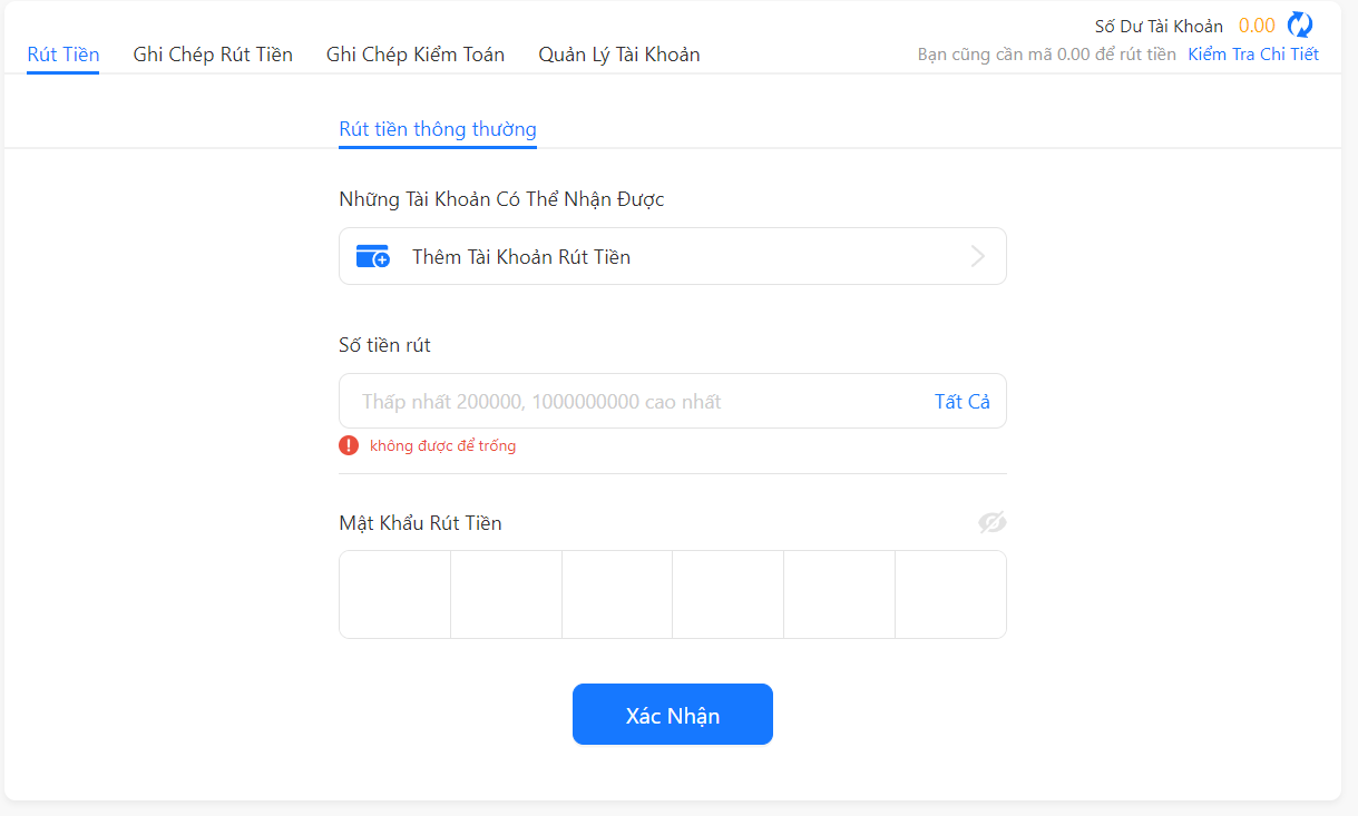 Quy trình rút tiền SV66 chi tiết nhất