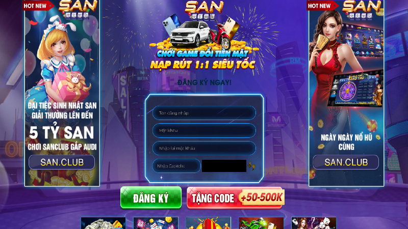  San Club là phiên bản mới của Sand999 từng một thời làm mưa gió