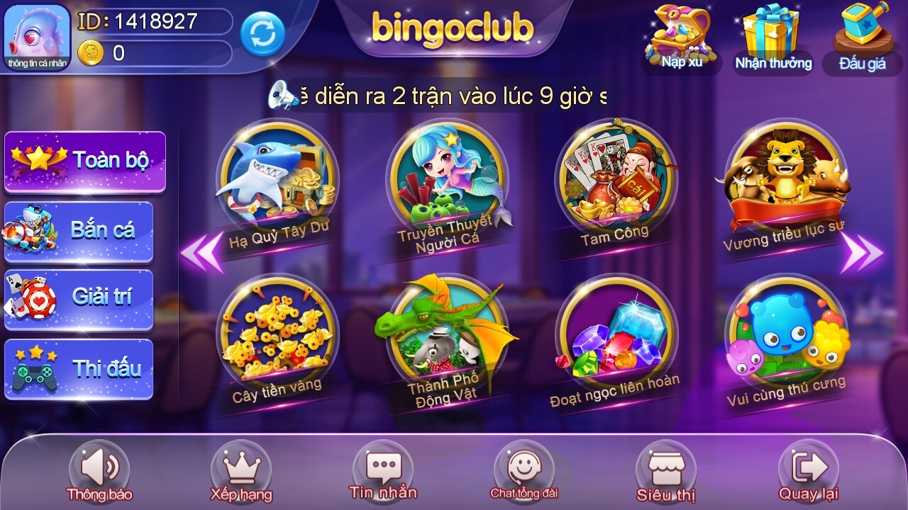  Bingo.Club dù không phải là cái tên kỳ cựu nhưng lại luôn là địa chỉ thuộc top đầu
