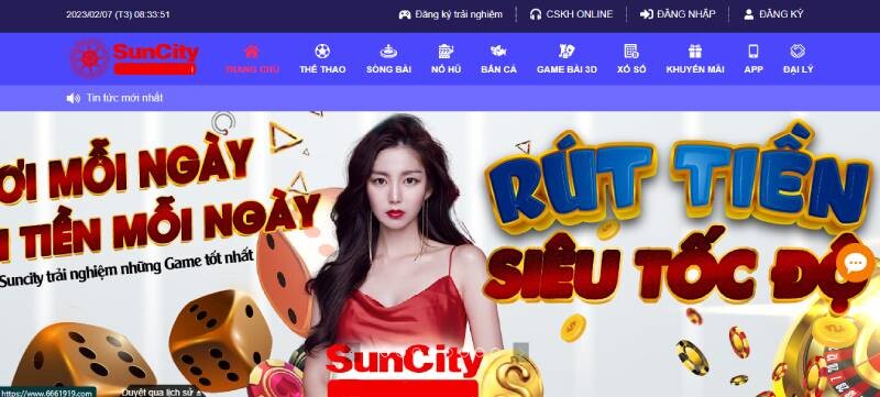 Giới thiệu cổng game uy tín SunCity Vin
