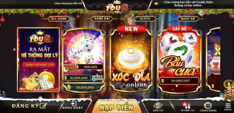 Khám phá thế giới game đẳng cấp có tại cổng game You88 